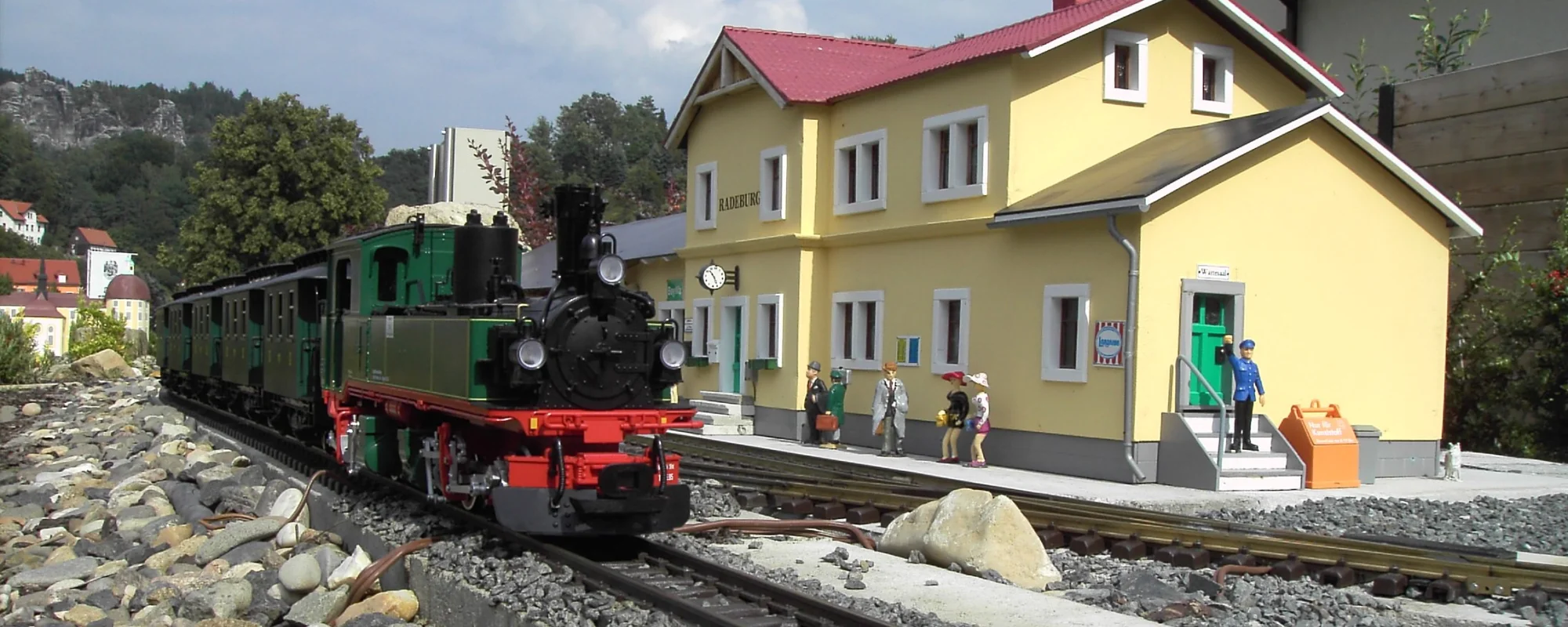 Eisenbahnwelten im Kurort Rathen