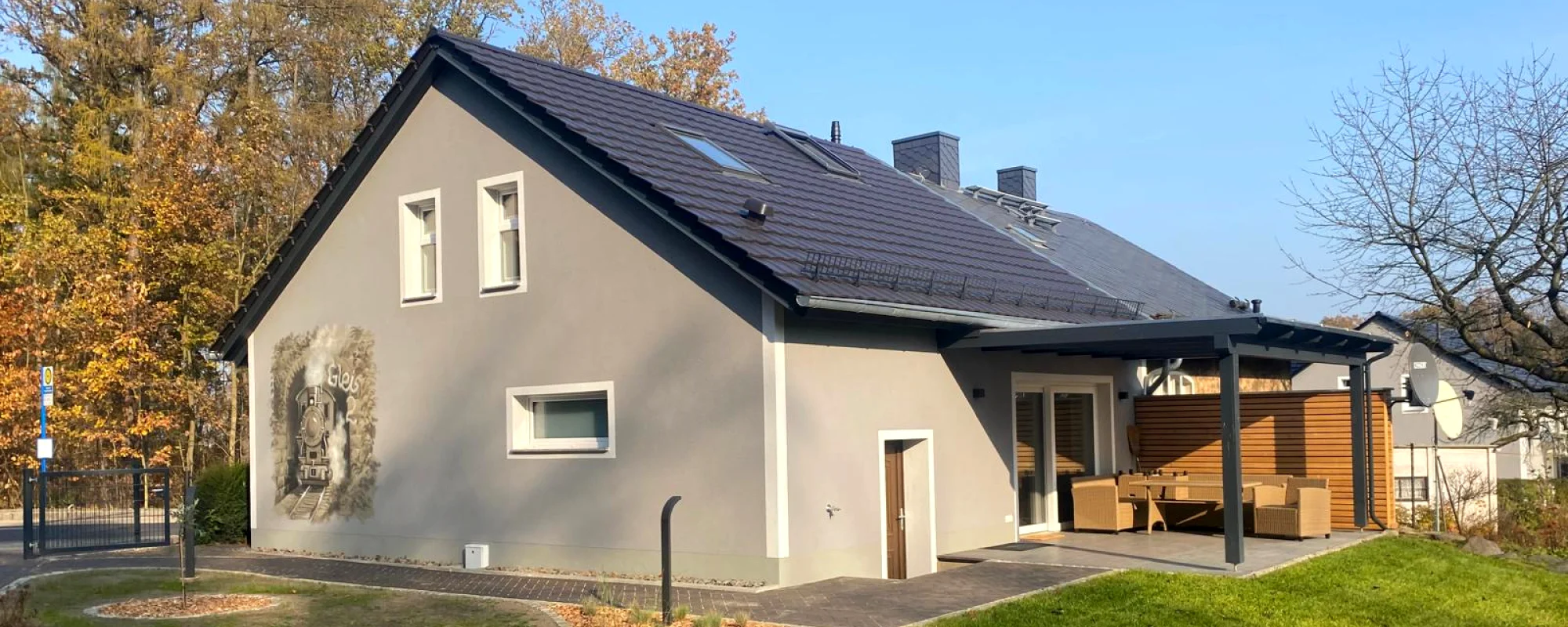 Ferienh&auml;user am Bahnhof Bertsdorf